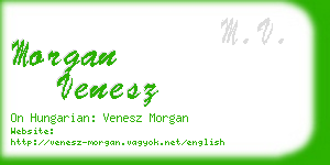 morgan venesz business card